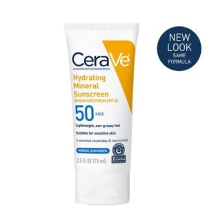CeraVe SPF 50 Sunscreen – Lightweight Broad Spectrum Face Protection | Reshop.pk